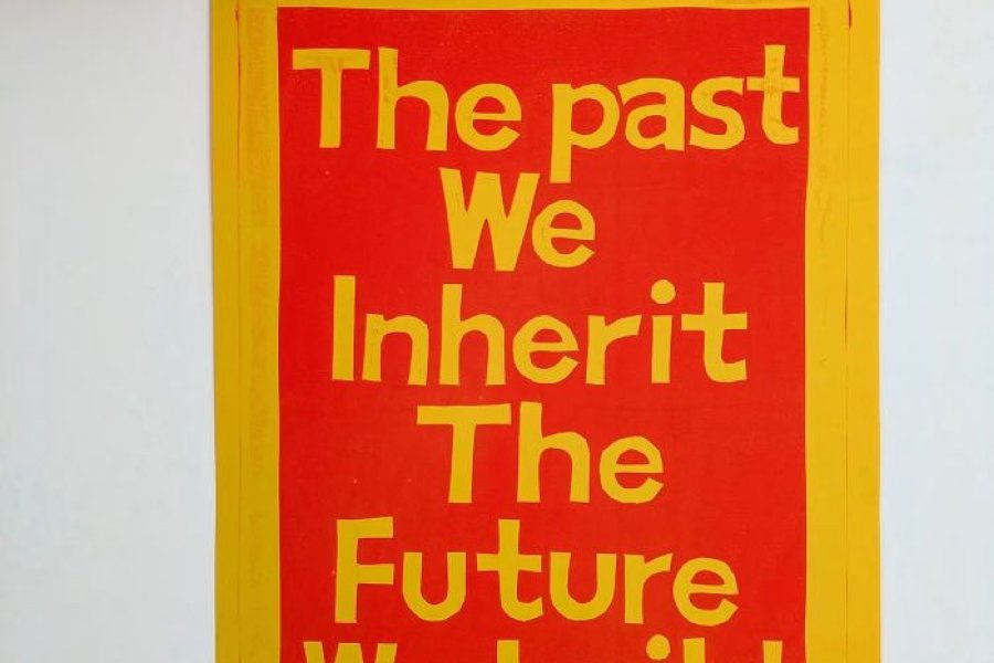 The official artist’s print for the 2026 Durham Miners’ Gala by Jeremy Deller and Ed Hall.